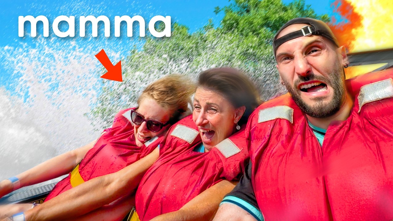 Ho Portato MIA MAMMA a MOVIELAND per la PRIMA VOLTA