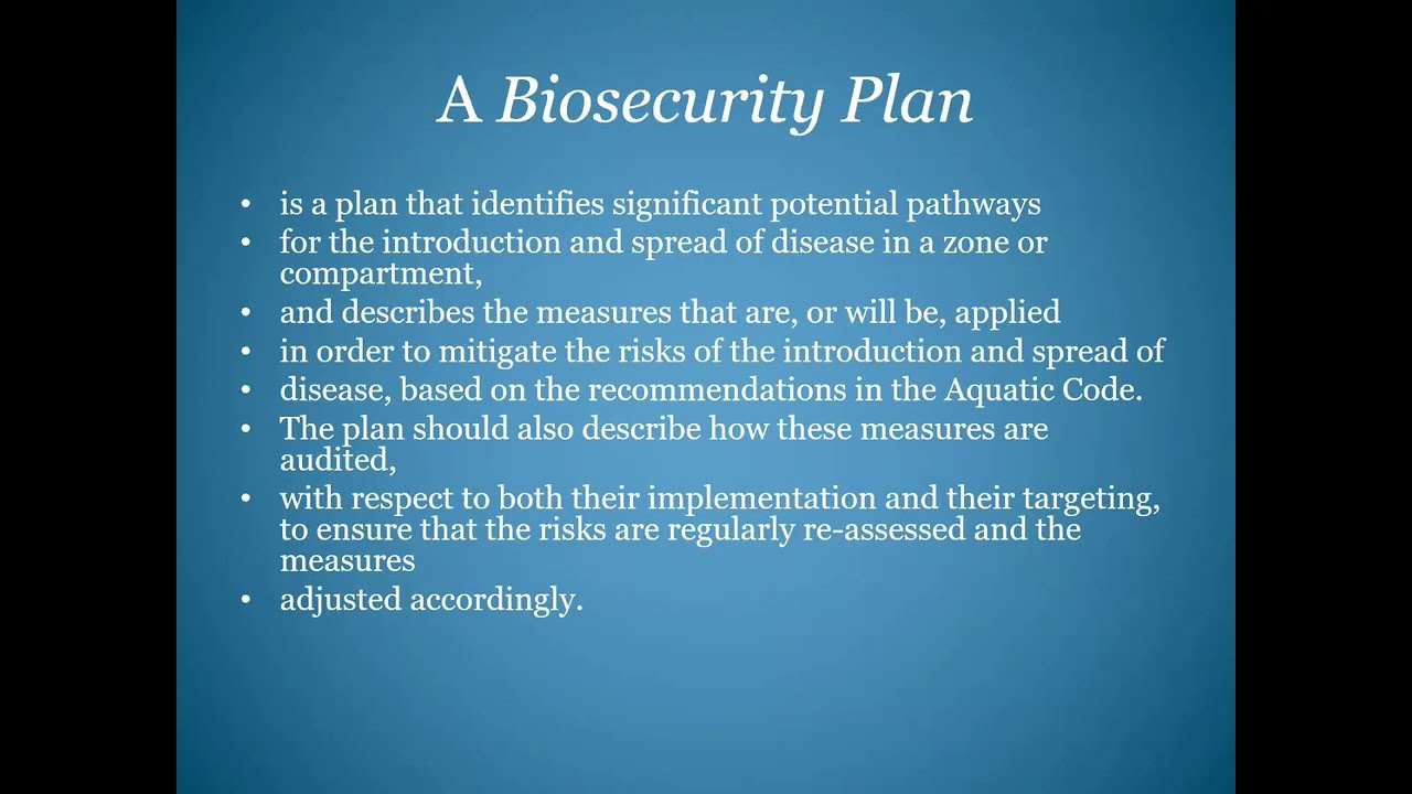 Biosecurity in Aquaculture - Great Lakes Aquaculture Days Presentation