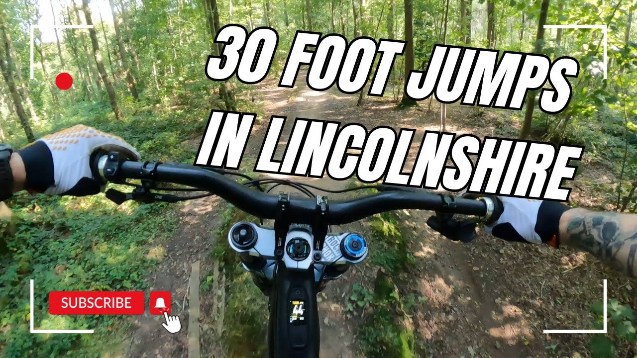 30 Foot Mountain Bike Jumps in Lincolnshire? Hamilton Hill Bike Park near Market Rasen.