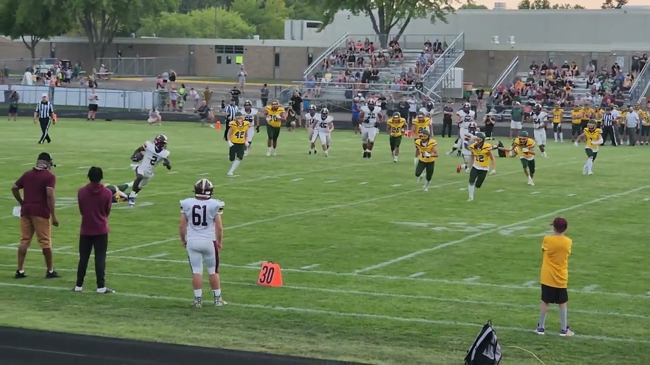 Phenom Juriad Jr recovers his own fumble and moves the chains.