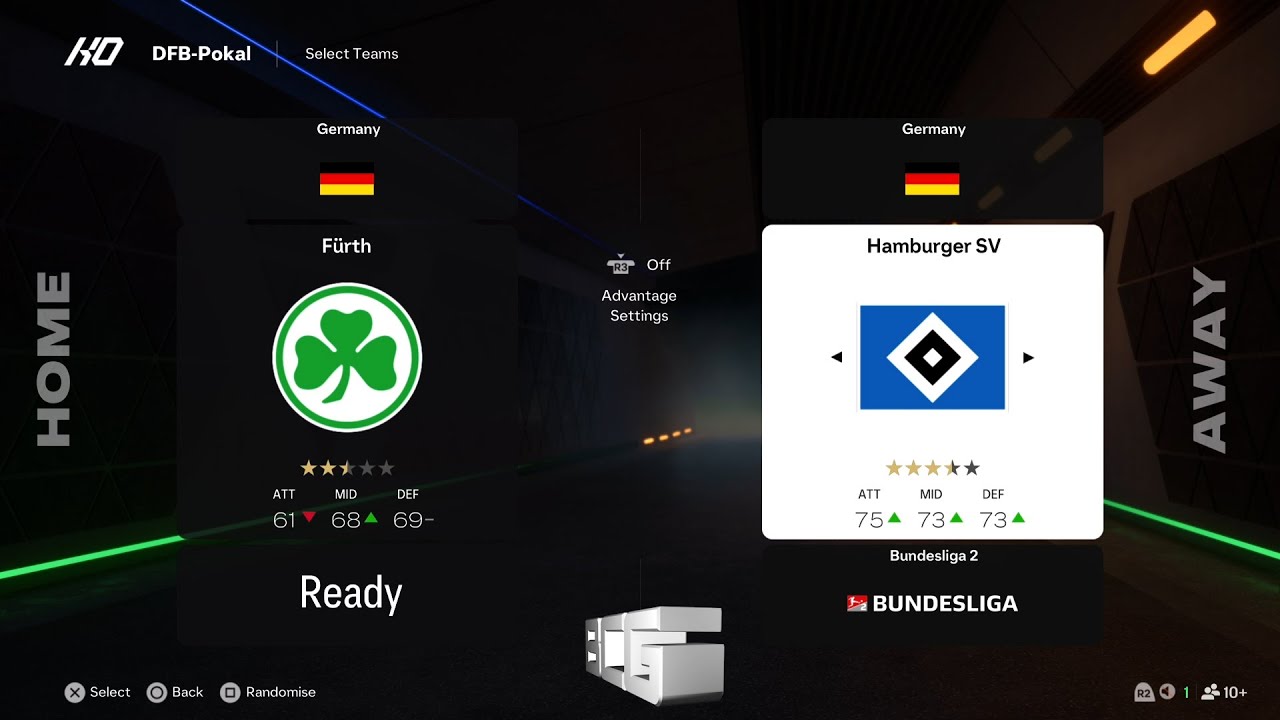 EA Sports FC 25 German Bundesliga 2 Ratings & kits