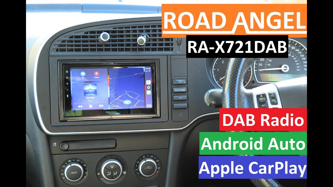 Road Angel RA-X721DAB FLAGSHIP 7 Inch Car Head Unit with DAB - Android Auto & Apple CarPlay