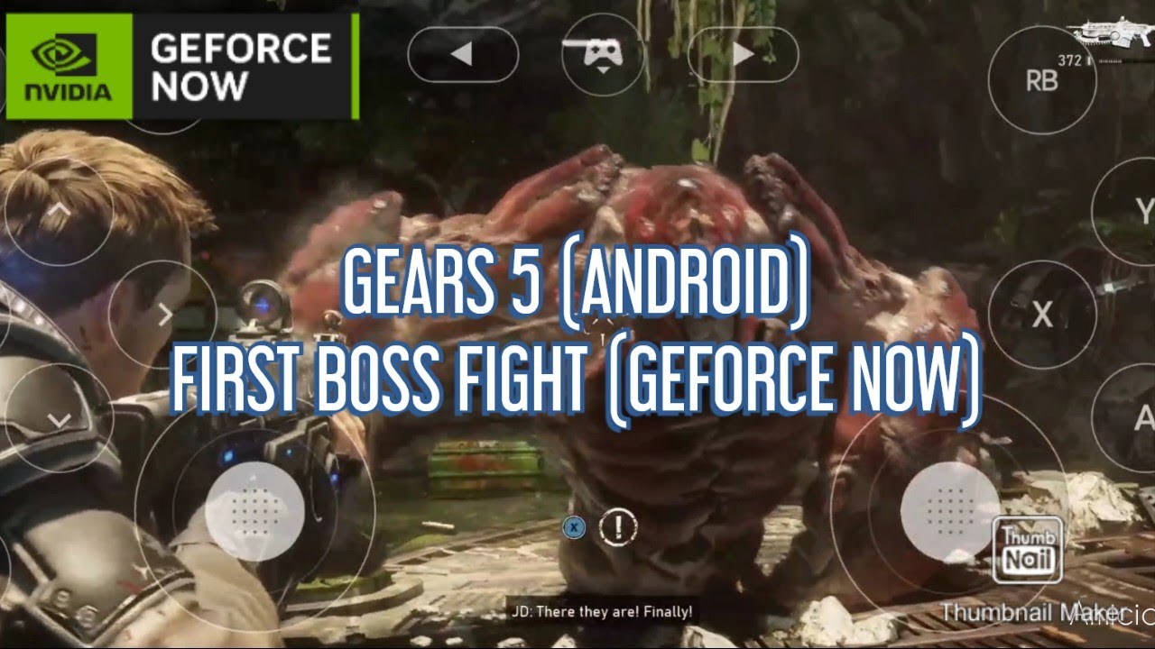 GEARS 5 (ANDROID) FIRST BOSS FIGHT (GEFORCE NOW APP)