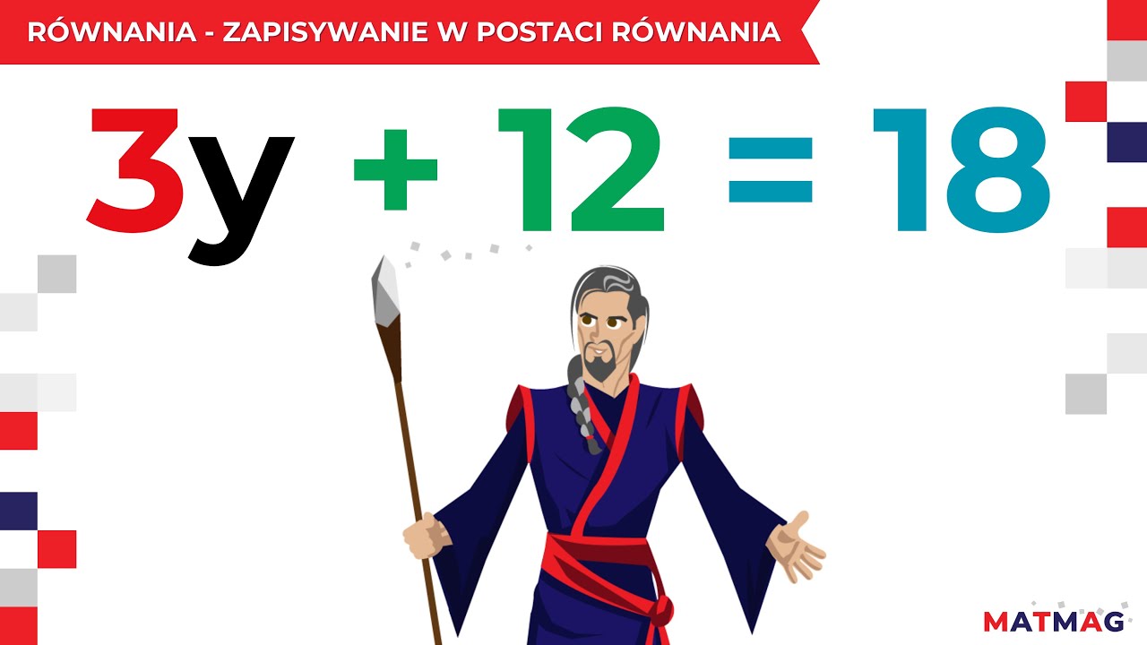 R&Oacute;WNANIA 💡 zapisywanie w postaci r&oacute;wnania ⭐ MATMAG