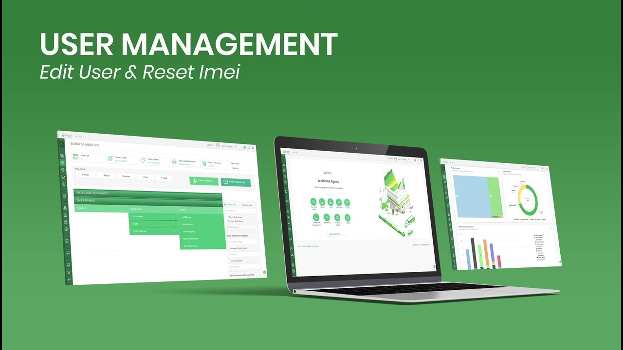 User Management - Add/Edit User + Reset Imei