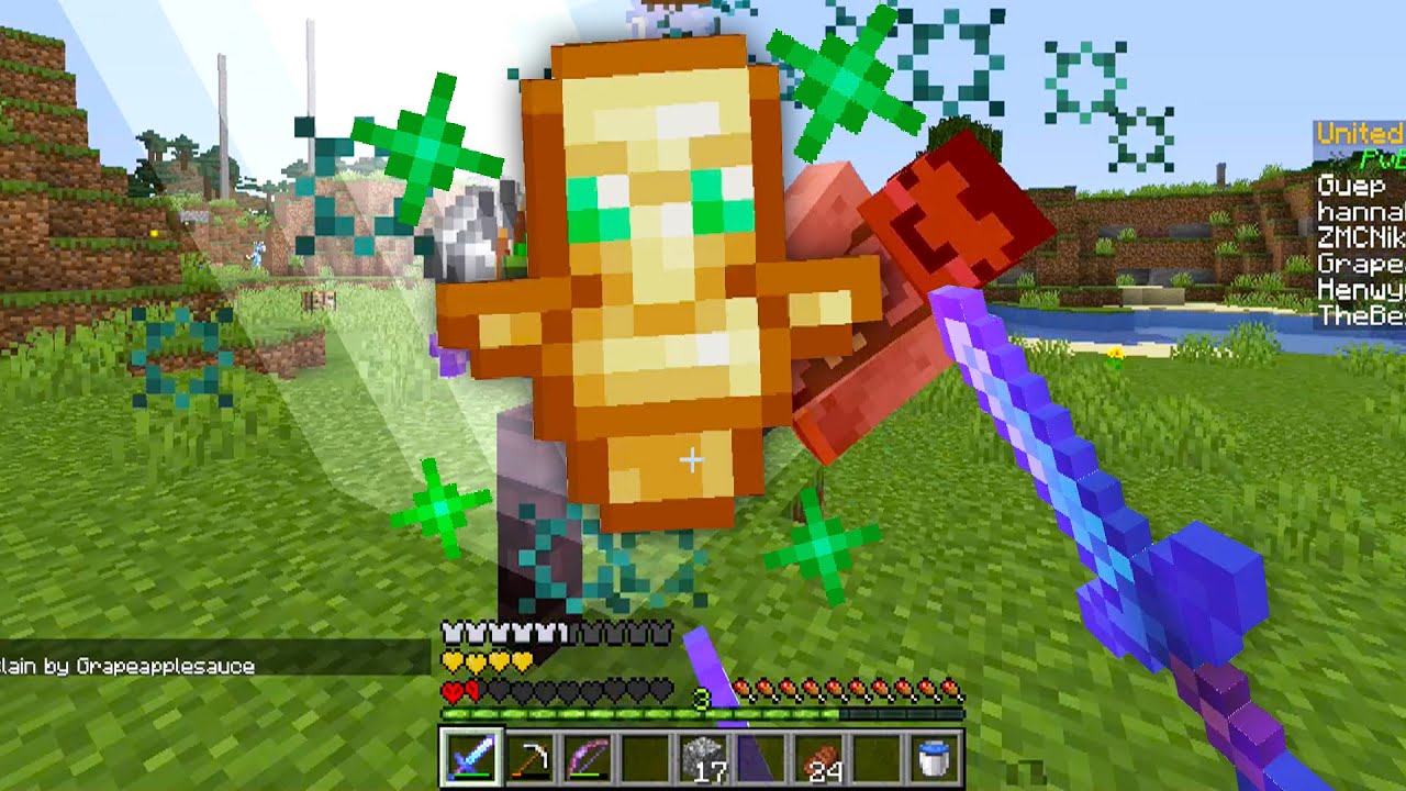 I crafted a TOTEM of UNDYING in Minecraft UHC and this happened...