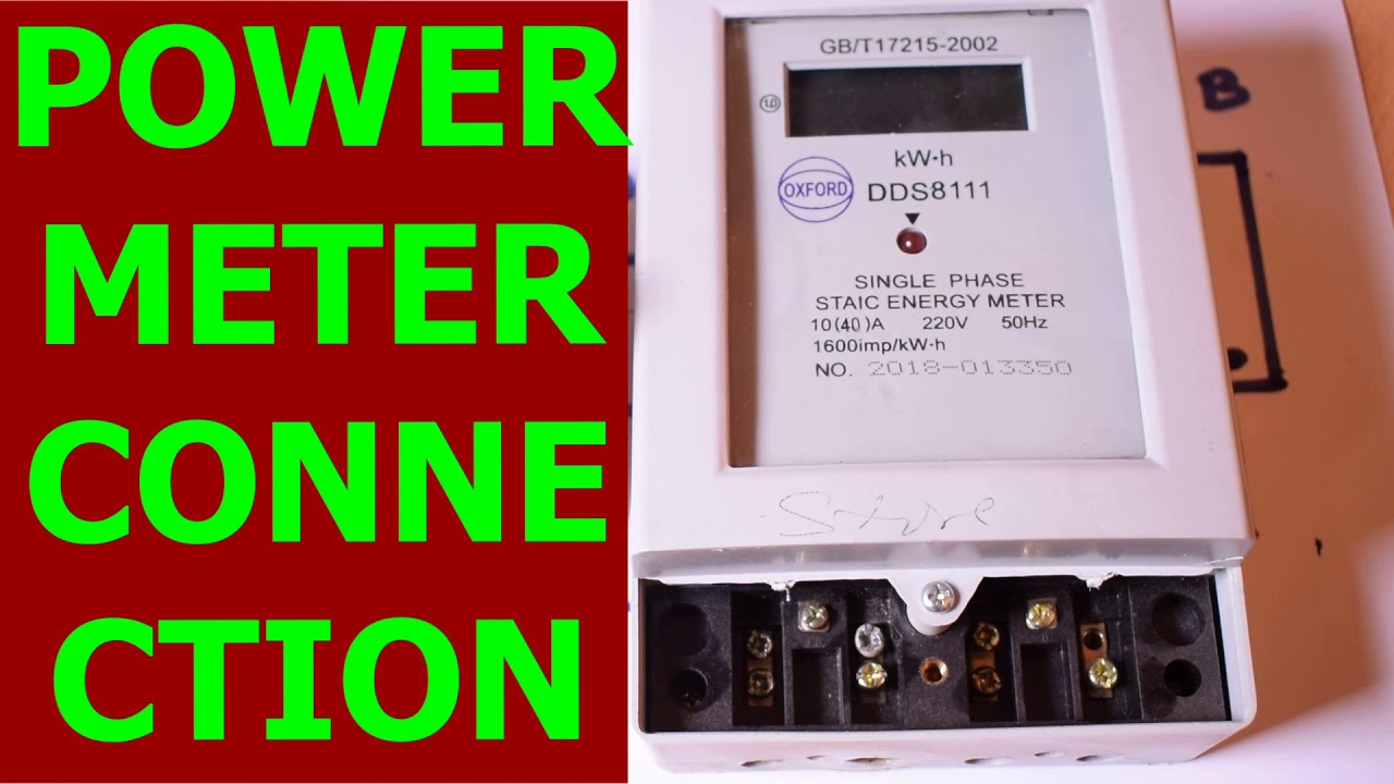 Power meter|How to connect power meter