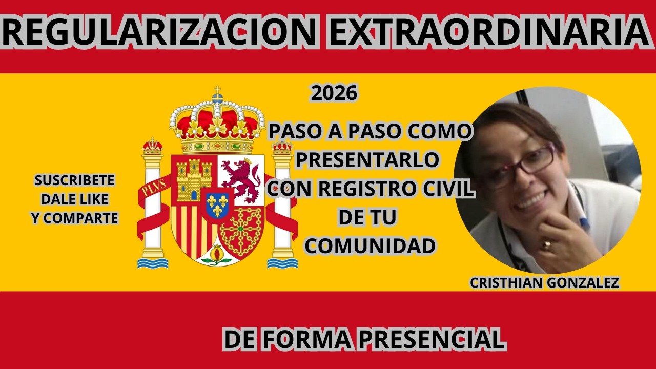 REGULARIZACION EXTRAORDINARIA 2026 TRAMITE PRESENCIAL  RIGISTRO CIVIL #regularizacionextraordinaria