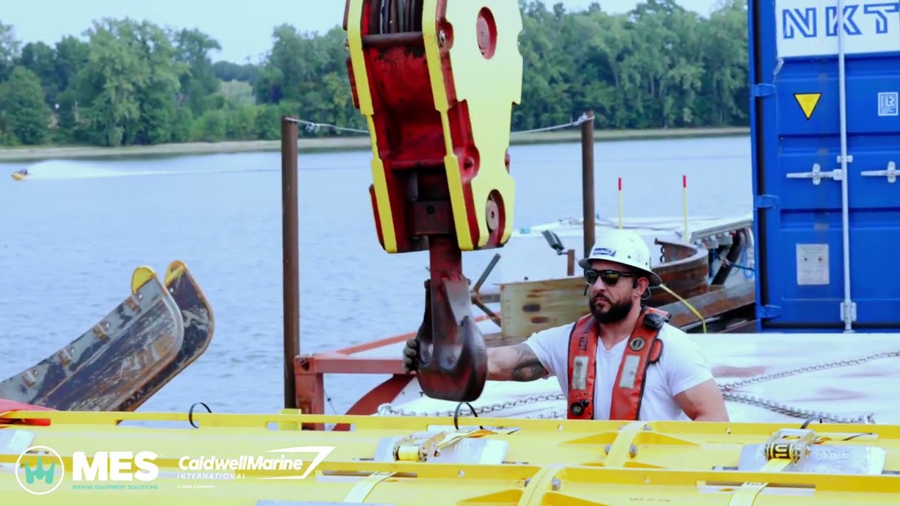 Partnership In Motion | MES, Caldwell Marine International, and Poseidon Barge