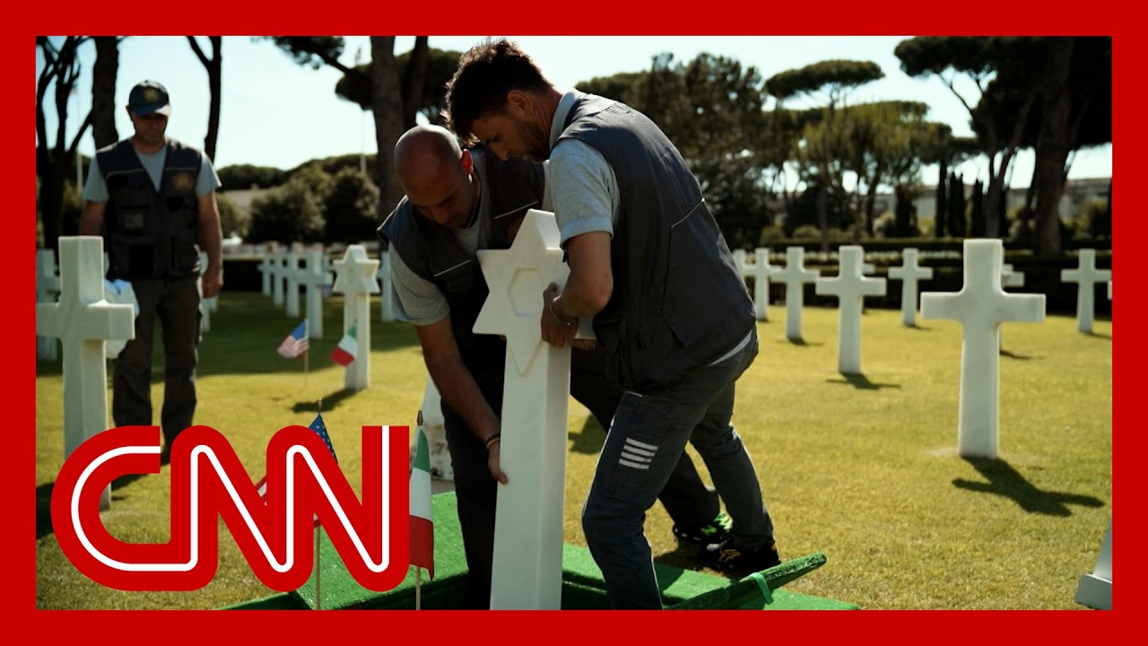 Jewish American soldiers buried in Italy receive proper headstones decades after WWII