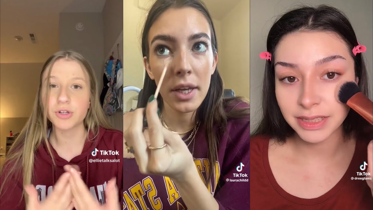 GRWM / Makeup storytime - TikTok compilation