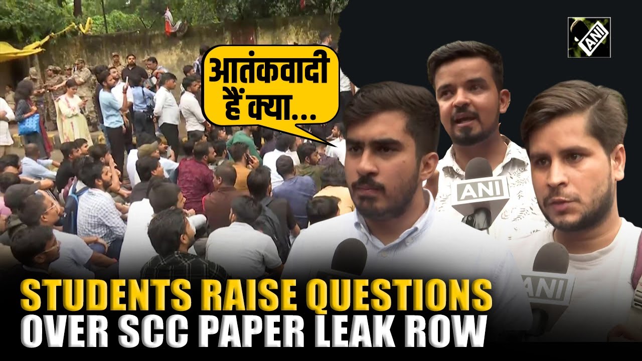 SSC aspirants demand answers over SSC paper leak row at Jantar Mantar in Delhi | Students protest