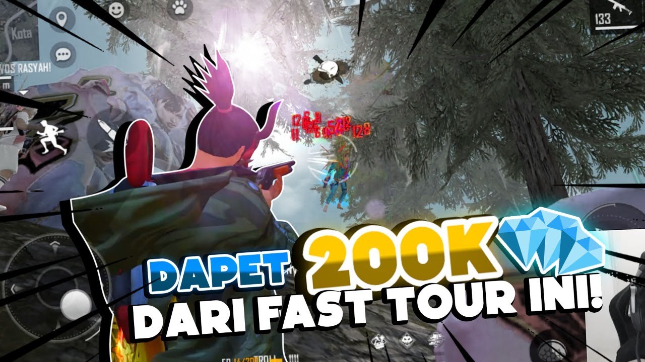 DAPET 200RIBU DIAMOND DARI FAST TOUR YOUTUBER !!