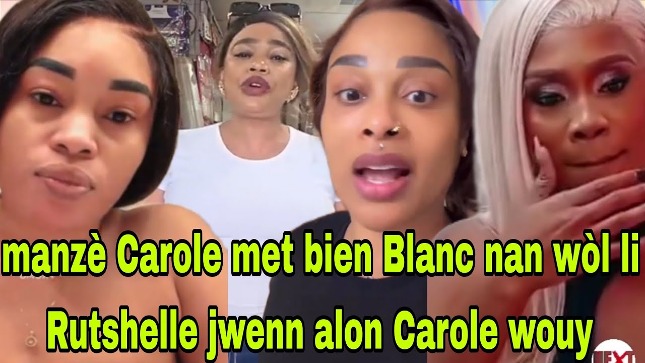 Ay Manzè Carole met fen nan kozea li voye Bien Blanc nan yon kwen li pase pran Dosye Rutshelle,Diva.