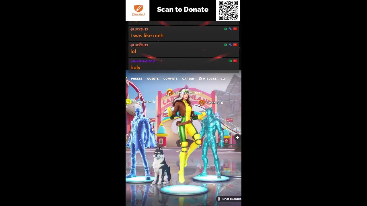 Last Fornite For Charity! (Portrait)
