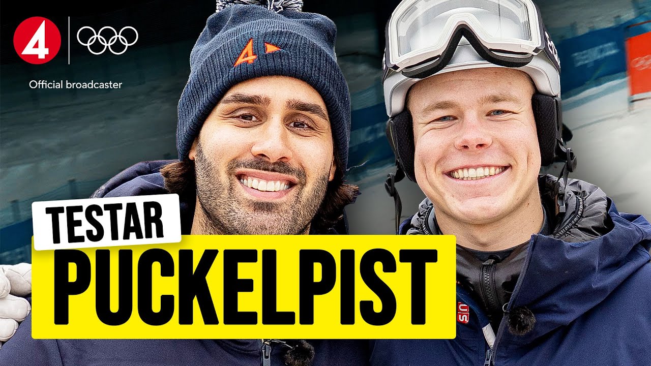 Berra åker puckelpist med Walter Wallberg