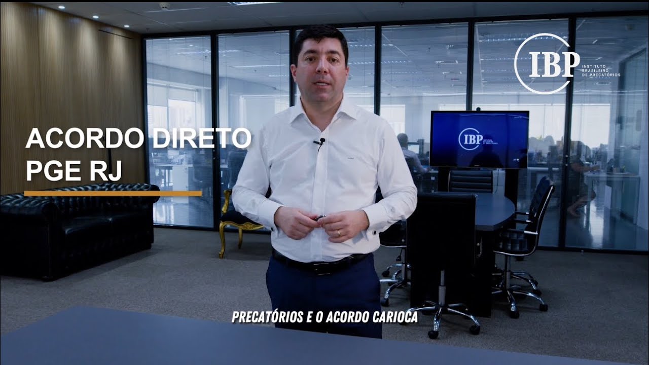 GUSTAVO BACHEGA | ACORDO DIRETO PGE RJ