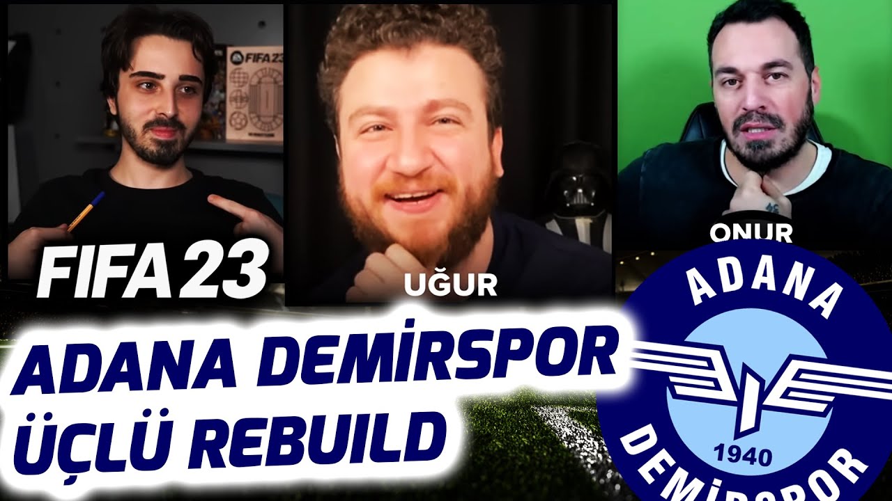 ARDEN YİNE BİRŞEYLER İÇİYOR  / ADANA DEMİRSPOR FIFA 23 ÜÇLÜ REBUILD /@ardenpapazyan@UKarakullukcu