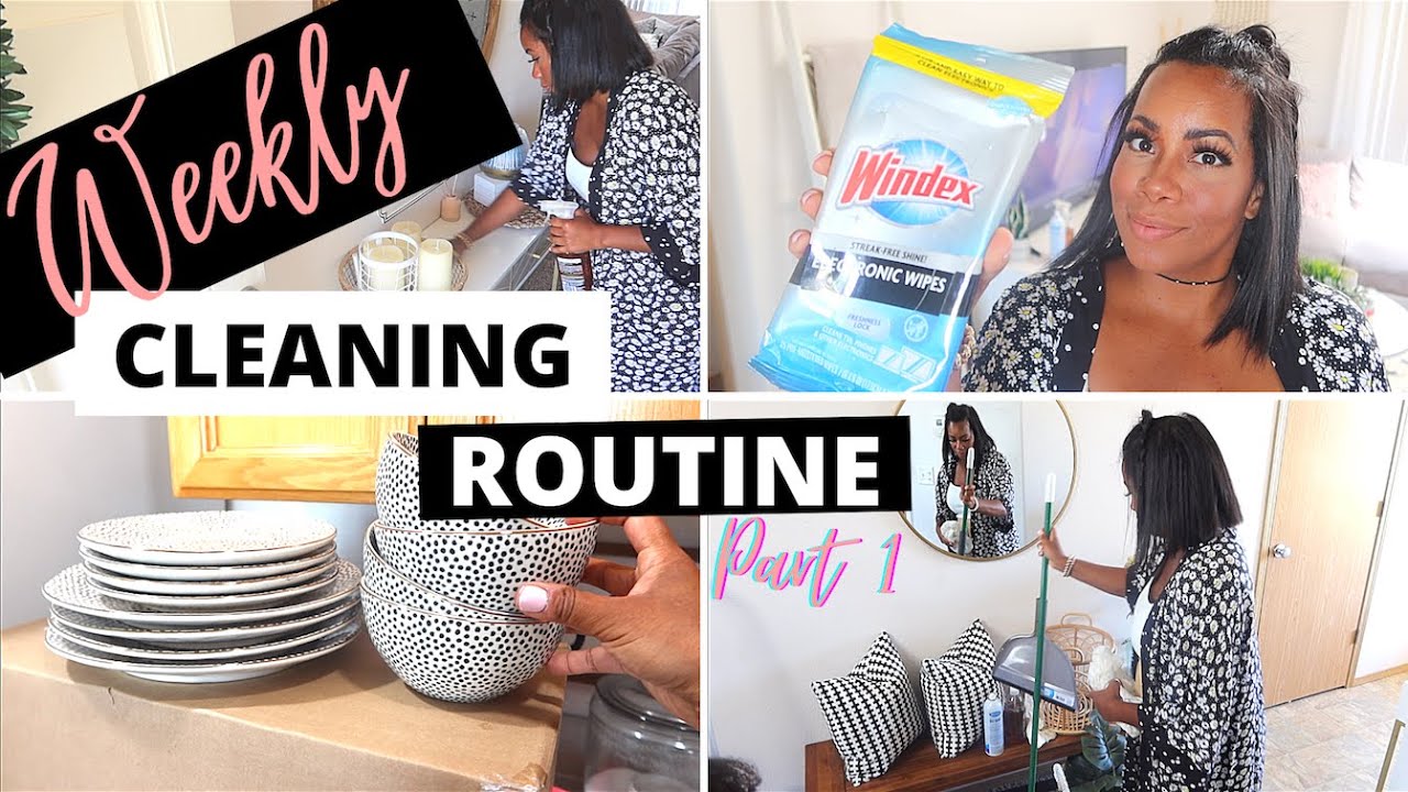 GET IT ALL DONE WITH ME | WEEKLY FAMILY CLEANING ROUTINE | CLEAN MY HOUSE WITH ME | CRISSY MARIE