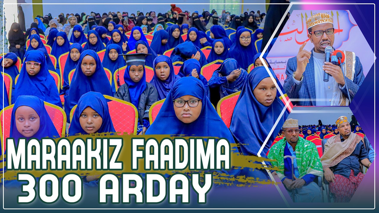 Xafladda Qalin_badalashada 300 Oo Ardayda Maraakiz Faadima Ee Magaalada Hargeisa ah.