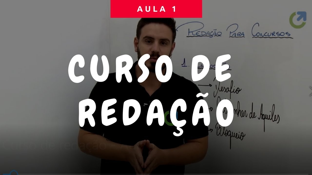 Curso de redação - Aula 1 - Pablo Jamilk