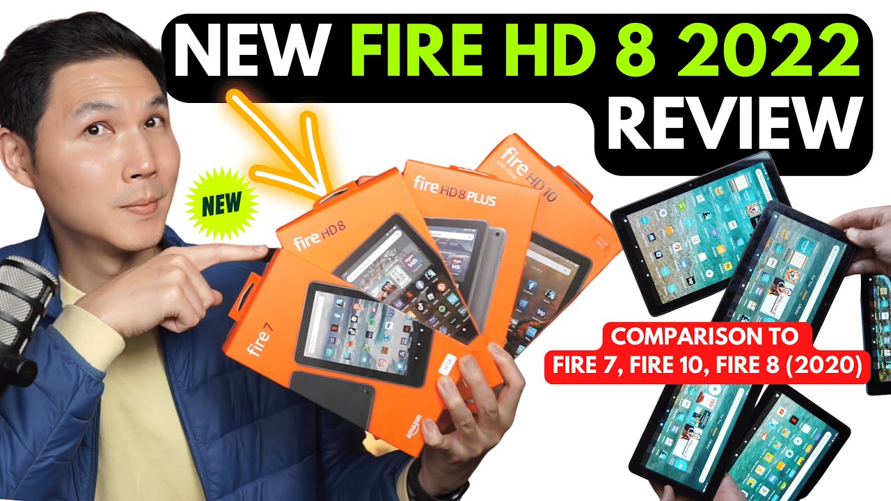NEW Amazon FIRE HD 8 (2022) Review - Compared to Fire 7, 8+, 10
