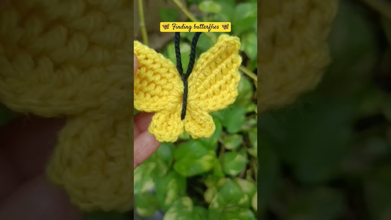 Finding Beautiful Unique Butterflies 🦋😍#shorts #crochettutorial #crochetintamil