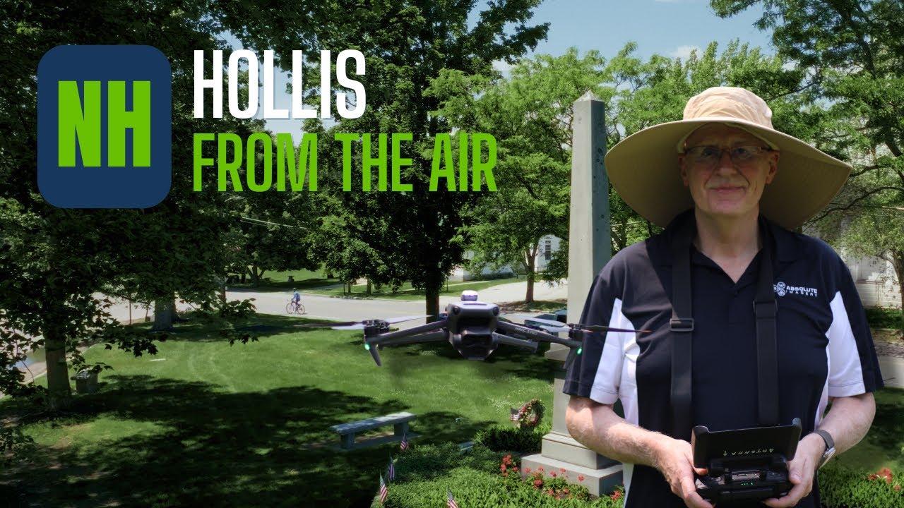 The Town of Hollis, NH from the Air (Drone)