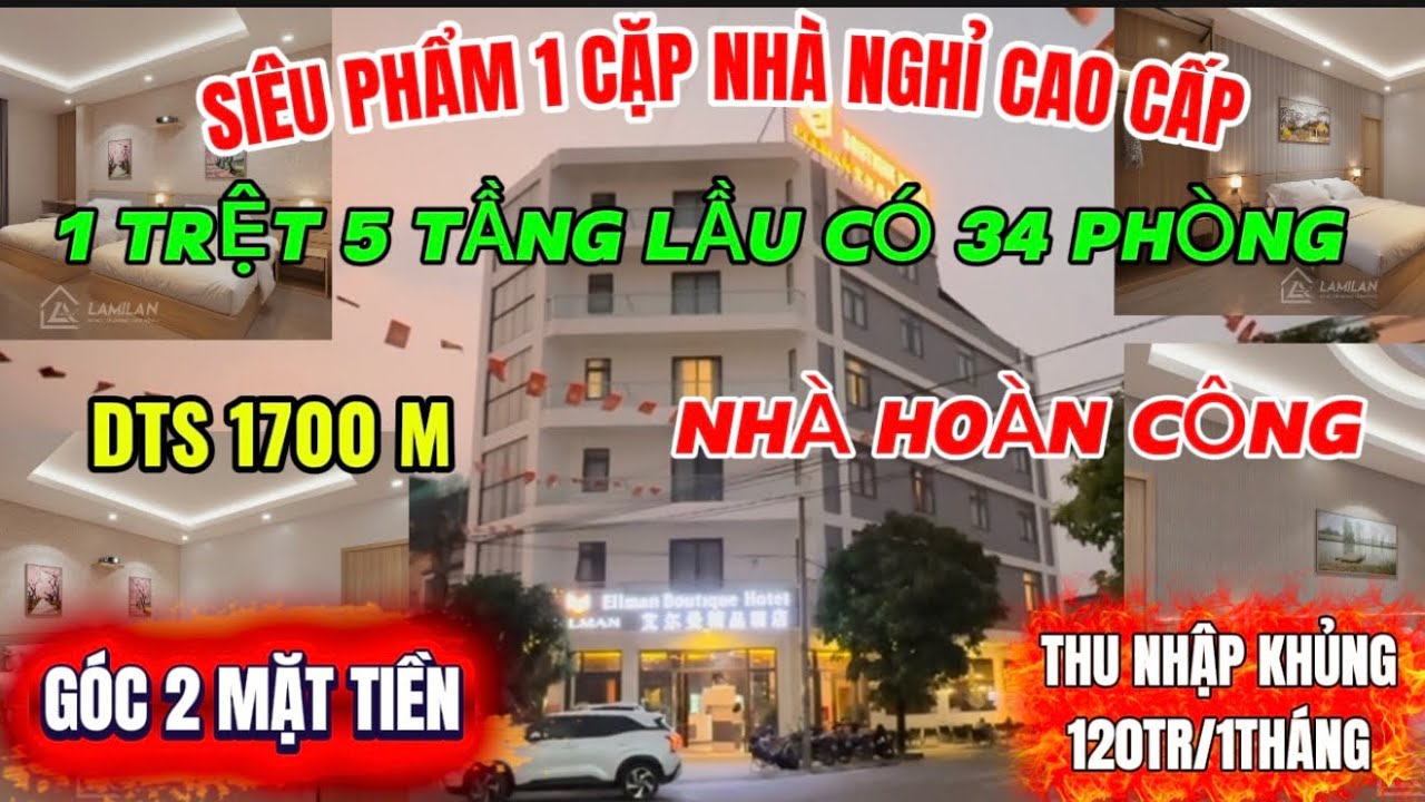 CHỦ CẦN TIỀN BÁN 2 SIÊU PHẨM GÓC 2 MẶT TIỀN THU NHẬP 125TR/1THÁNG QUÁ CHẤT LƯỢNG,THUẬN GIAO TPHCM
