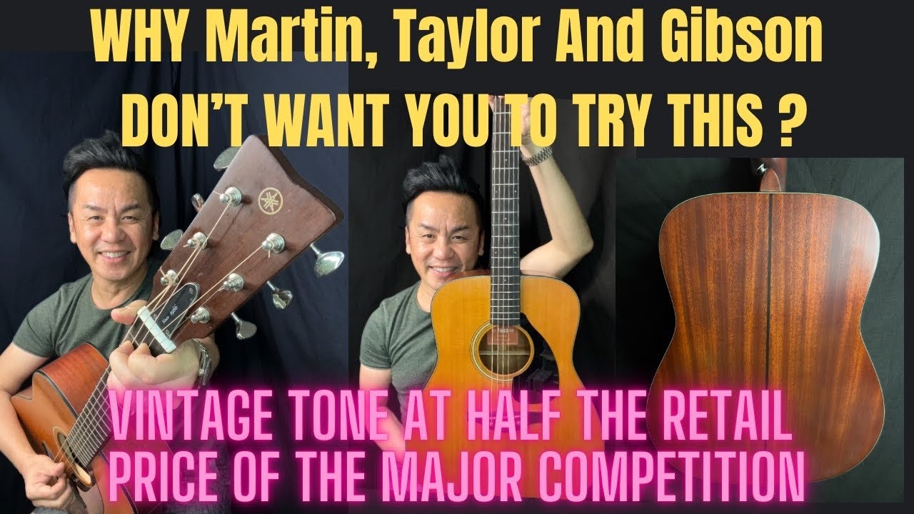 YAMAHA FGX3 AGED GUITAR TONE REVIEW