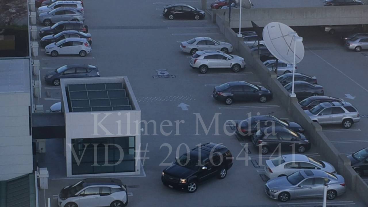 Parking Garage Rooftop Security / Surveillance Camera Footage