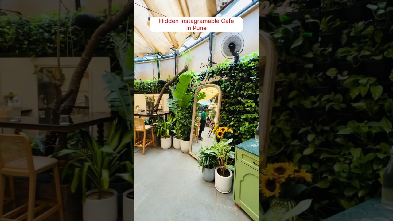 Grandmama's Cafe | Best Cafe in Pune | Top Instagramable Spot 😍☕ #shorts #ytshorts #cafehopping