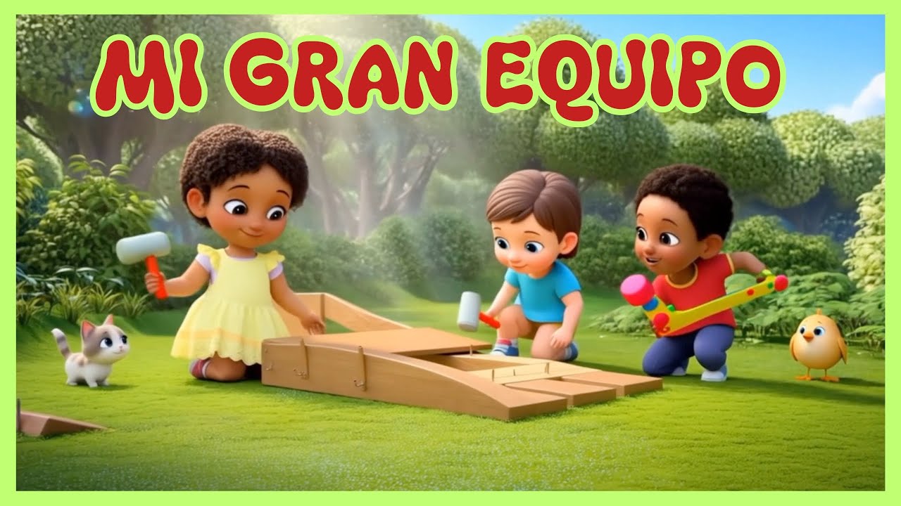 🎥 Mi gran equipo | Canción infantil sobre trabajo en equipo y colaboración | Canta y Crece