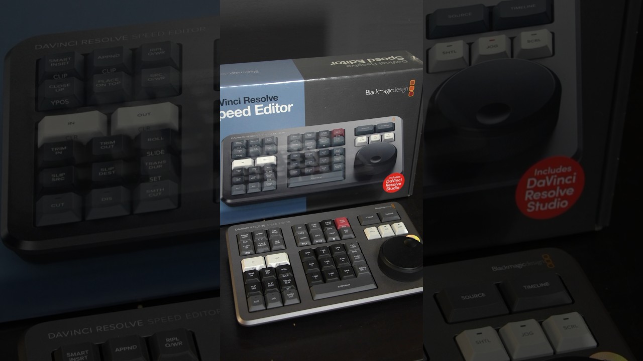 DaVinci Resolve Speed Editor - idealny do montażu video! #blackmagic #film #davinciresolve
