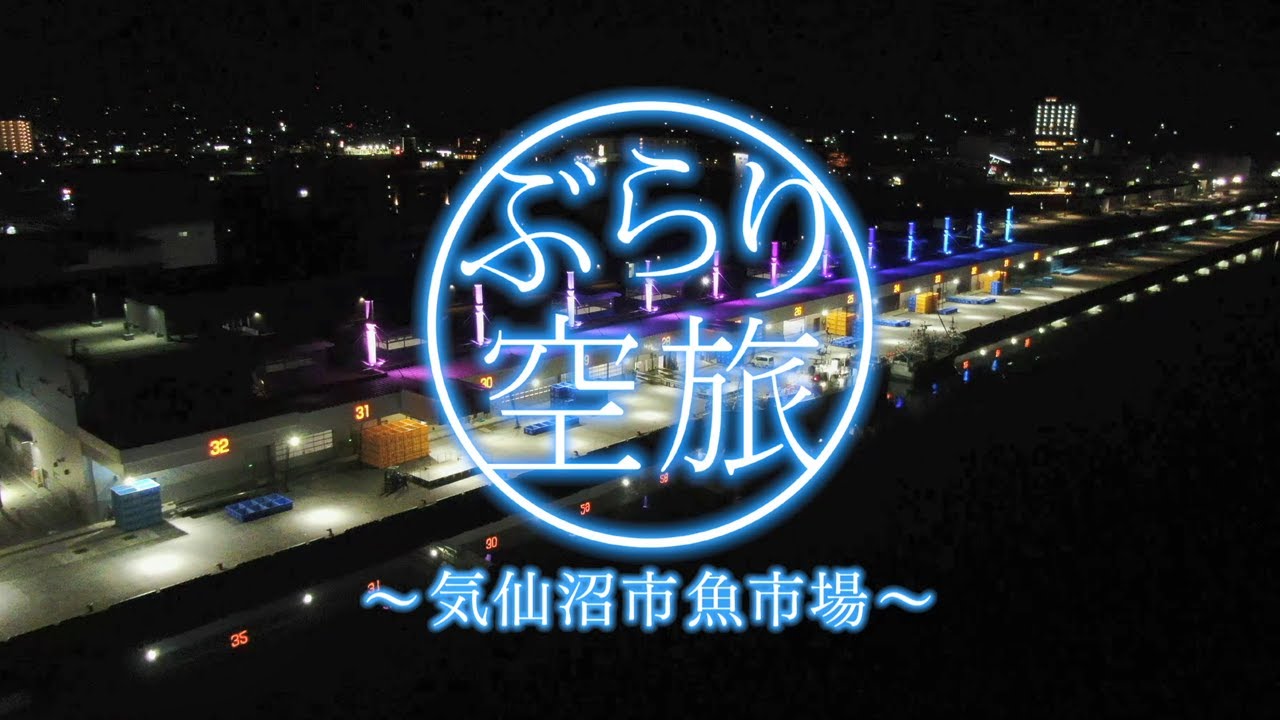 【ドローン空撮】気仙沼市魚市場（「ぶらり空旅」/チャージ！）
