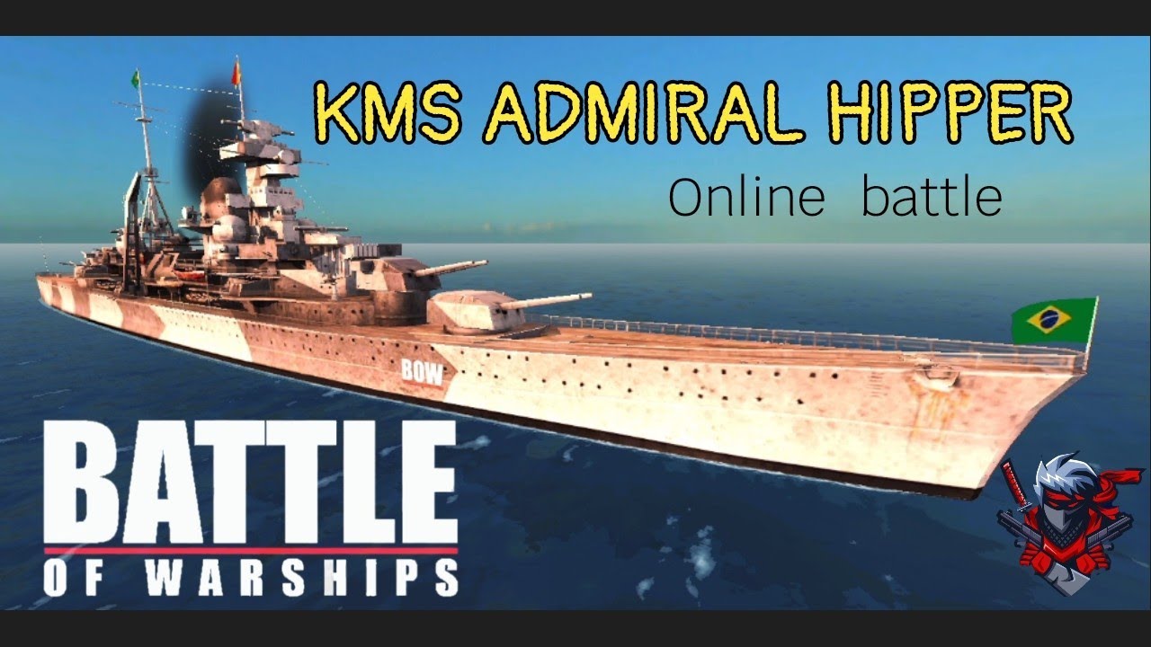 [Battle of warships] Kms Admiral hipper. online battle 2024. 