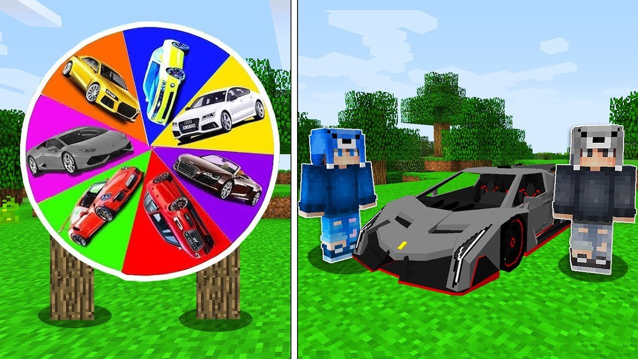 İKİZİM İLE ARABA &Ccedil;ARKI &Ccedil;EVİRME OYNADIK! 😱 - Minecraft