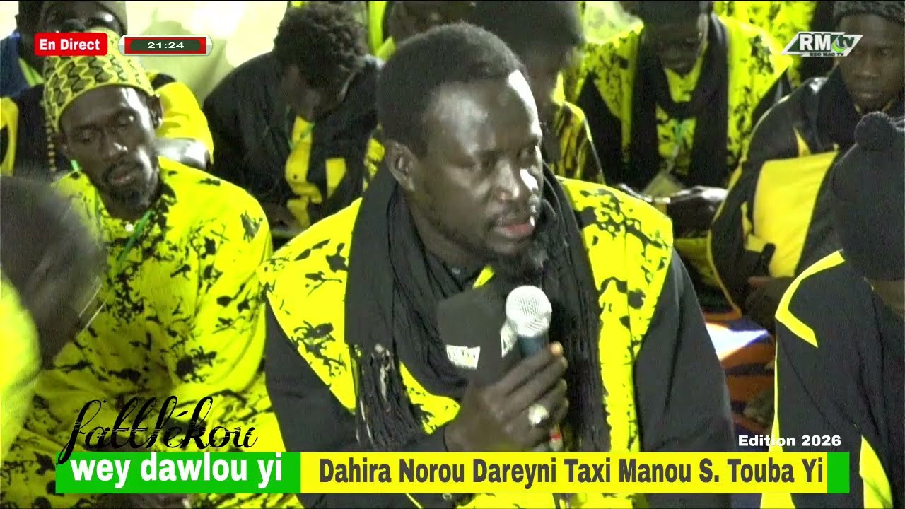 🟢#nafila Dahira Norou Dareyni taxi manou serigne touba yi le 08 mars 2026