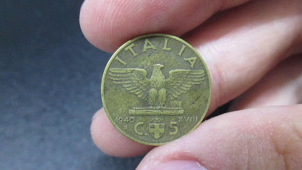 Moneta 5 Centesimi di Lire 