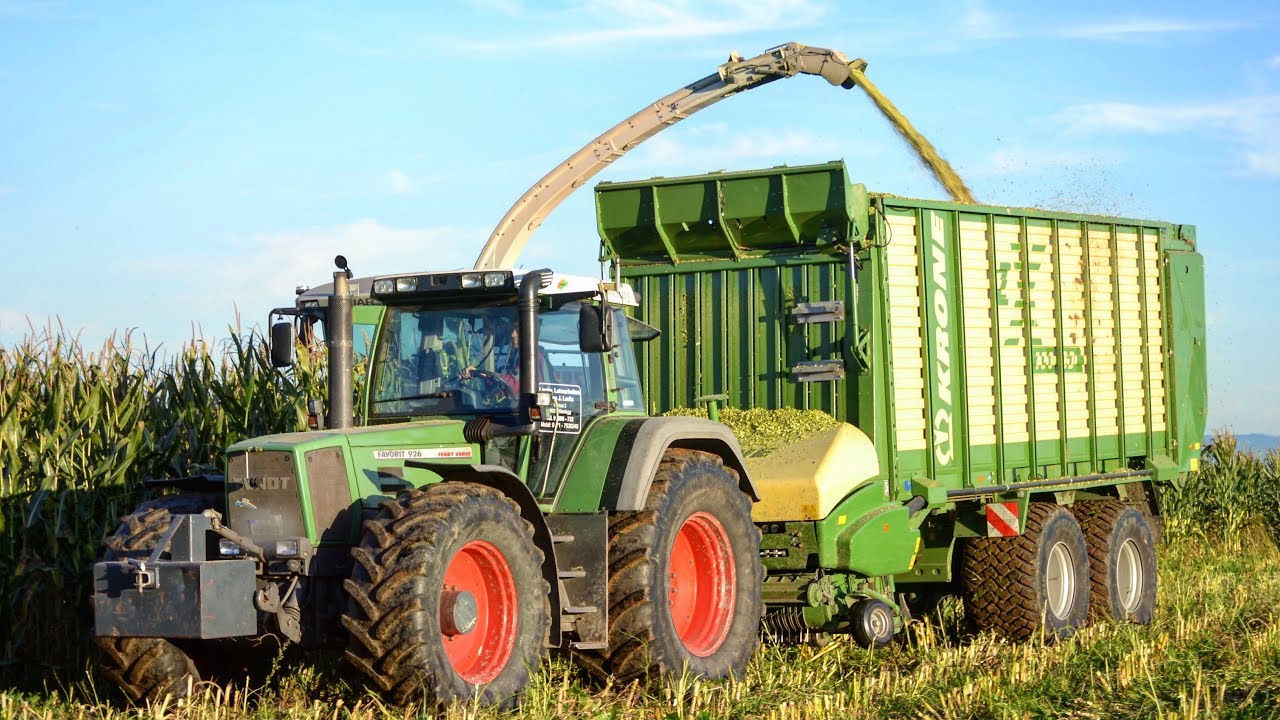 Mais h&auml;ckseln 2016 | Fendt 936 | Claas Jaguar 950 | Krone | Bergmann [fullHD]