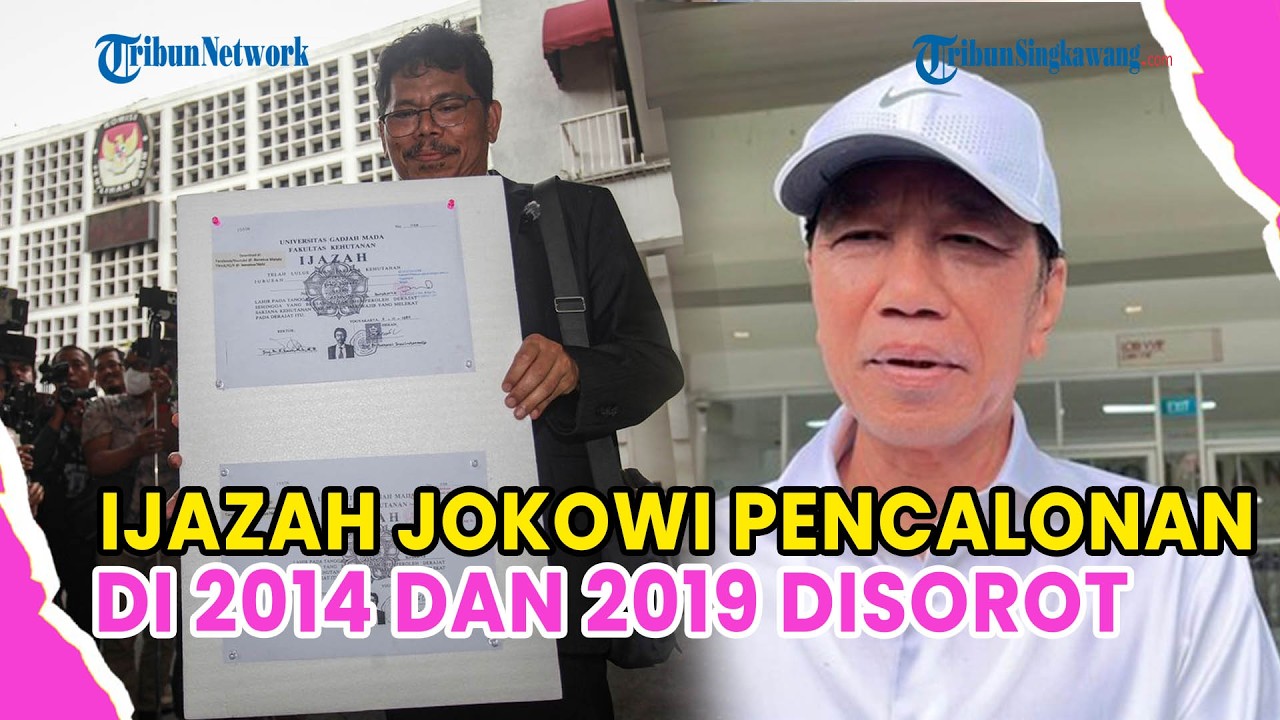 IJAZAH JOKOWI YANG DIPAKAI UNTUK PENCALONAN DI 2014 DAN 2019 DISOROT: MASA UGM SE-AMBURADUL INI?