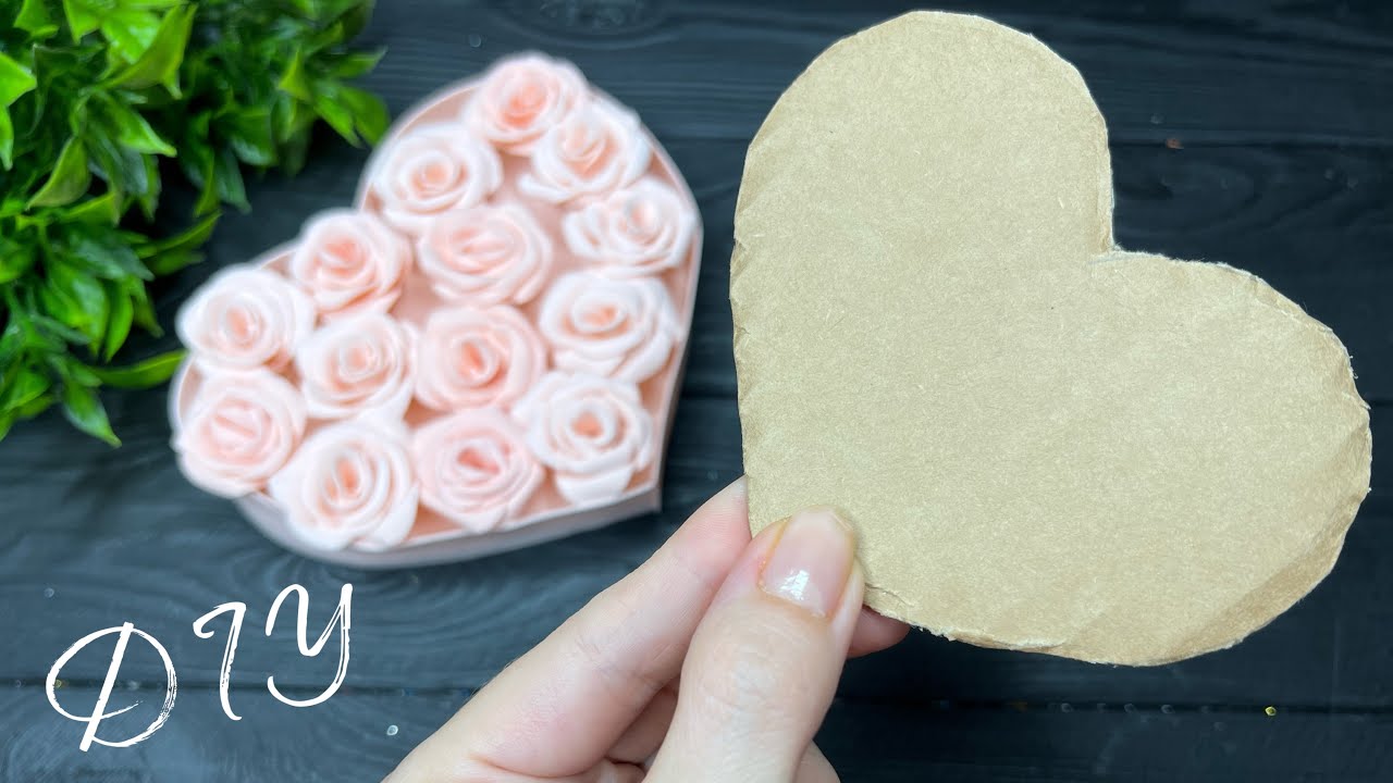 DIY Идея ПОДАРКА Простые Розочки из фоамирана Идеи для поделок День святого Валентина