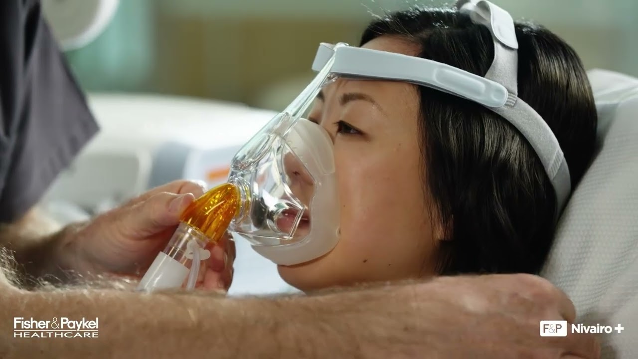 How to fit the F&P Nivairo+™ Hospital Full Face Mask (Japanese - JA)