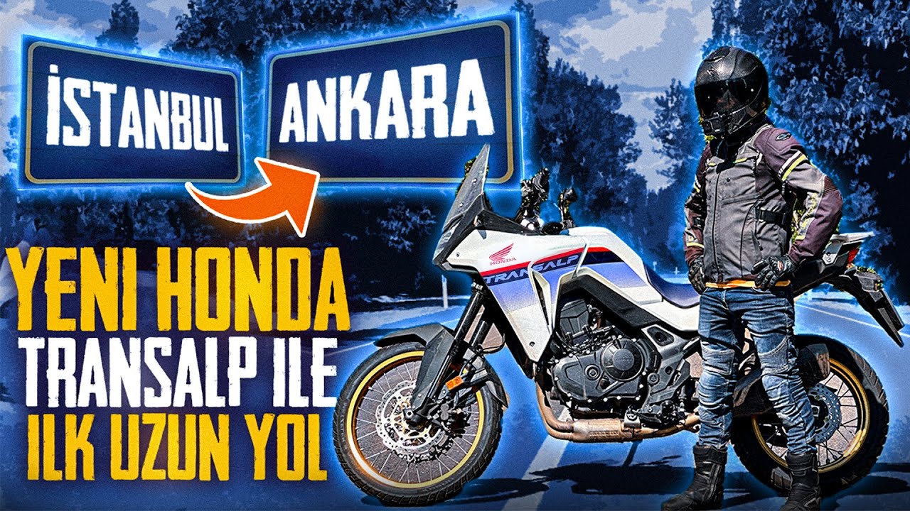 Honda Transalp 750 ile İstanbul - Ankara | Motosiklet uzun yol motovlog | Kolaçan