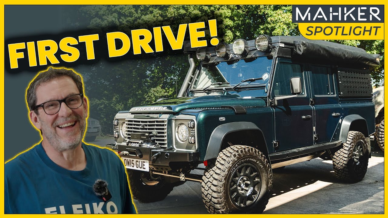 First Drive of the Ultimate Overlander – Defender 110, Project Little Hilda || Mahker 4x4