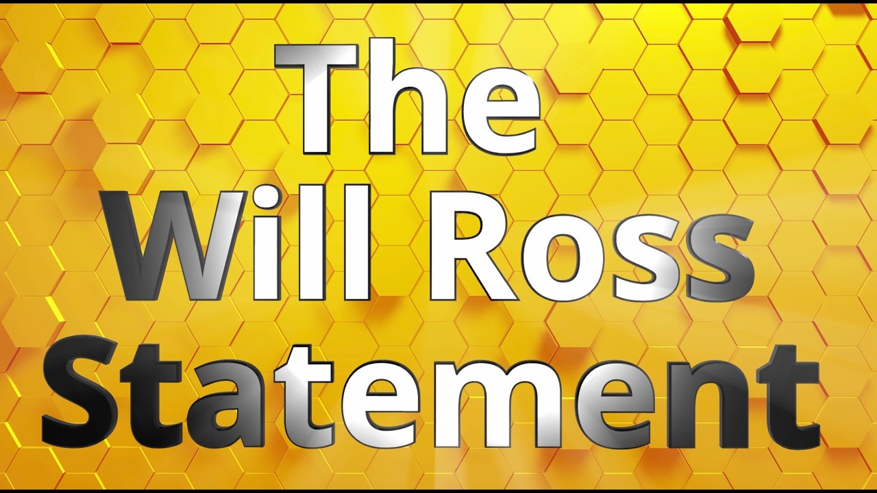 The Will Ross Statement Part 2; Testimony Press Publications