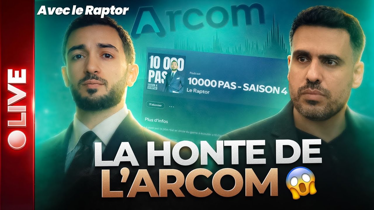 L'ARCOM a ignoré la torture de Jean Pormanove. Maintenant elle censure Le Raptor...