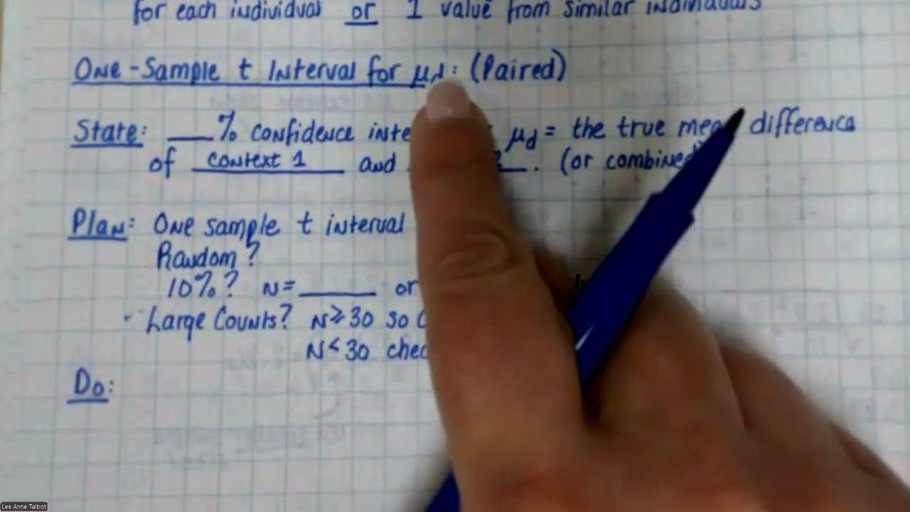 2/24 - AP Statistics - 10.2B Notes
