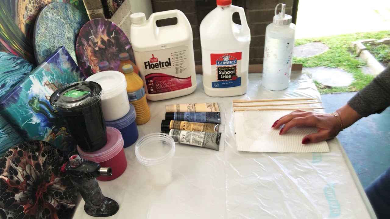 Pouring sanatı için medium hazırlamak, kullandığım ürünler, nasıl yaparım, tüm detaylarıyla...