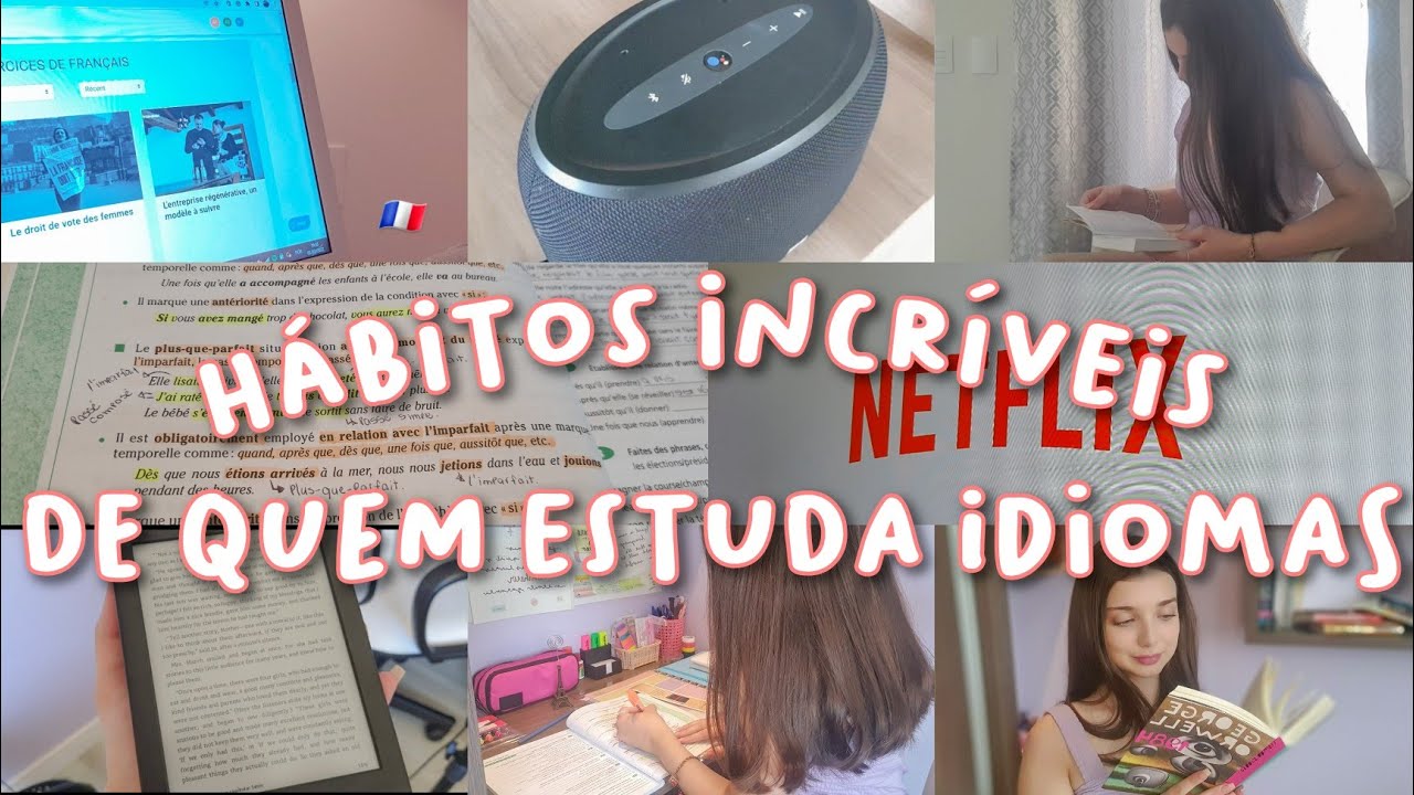 hábitos diários INCRÍVEIS de quem estuda idiomas *pra aprender rápido*